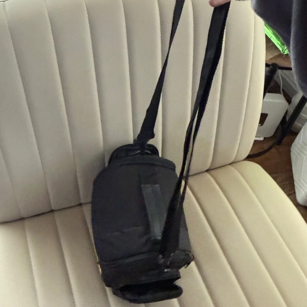 Black Camera Carrying Case Zip Up